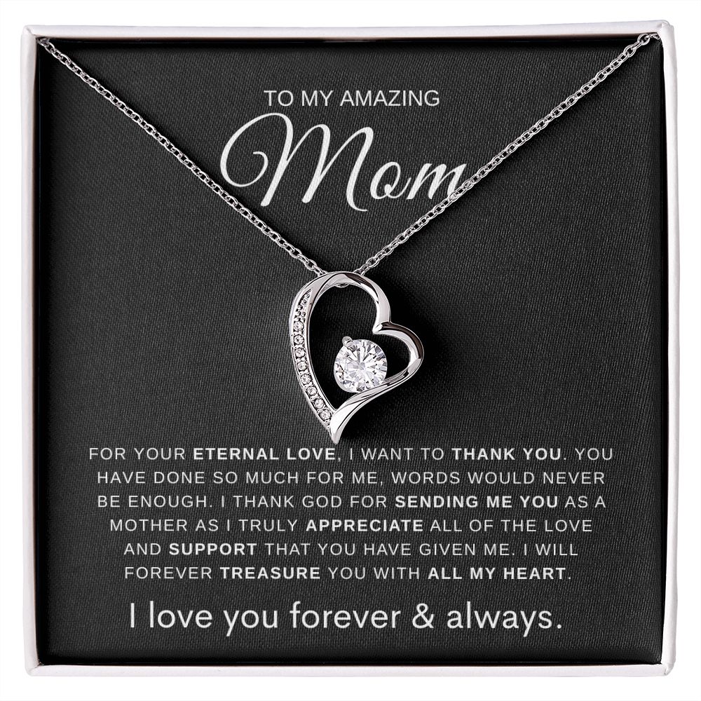 To Mom | Forever Love Necklace | With All My Heart