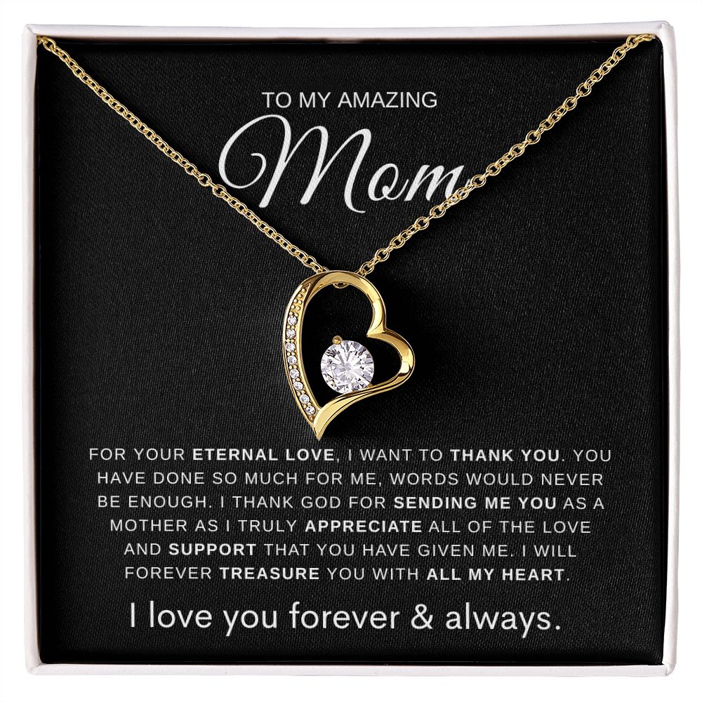 To Mom | Forever Love Necklace | With All My Heart