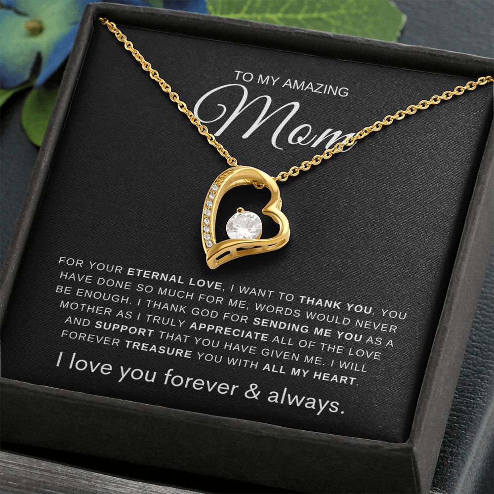 To Mom | Forever Love Necklace | With All My Heart